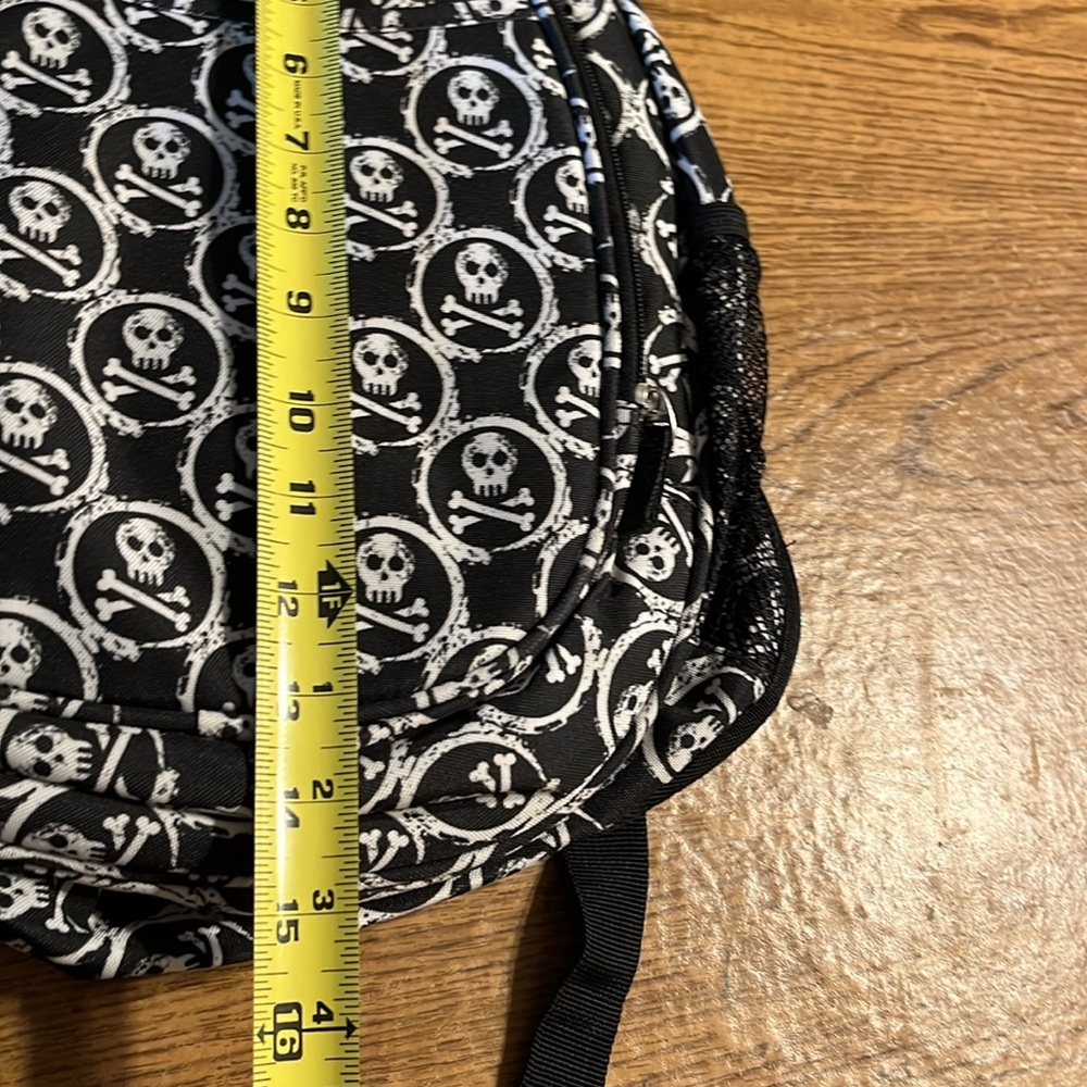 Black Skeleton Back Pack - image 8